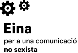 Eina per una comunicació no sexista (Observatori de les Dones en els mitjans de comunicació): Logo Eina previ 1